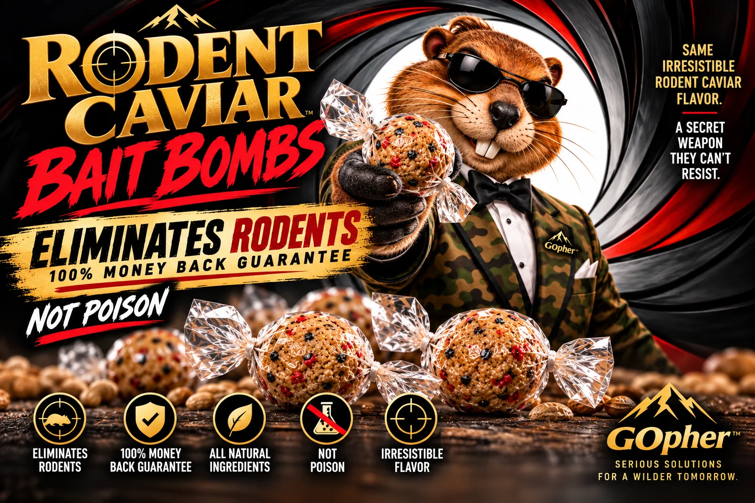Rodent Caviar Bait Bombs promotional artwork