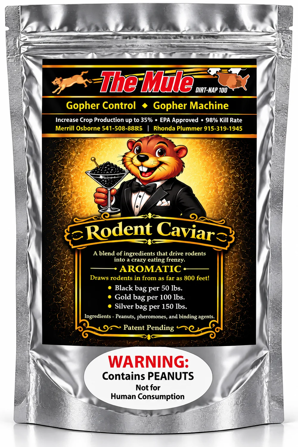 Silver Rodent Caviar package
